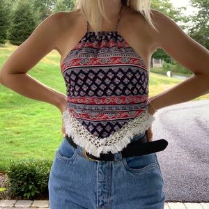 Showpo Tie Bandana Top Small